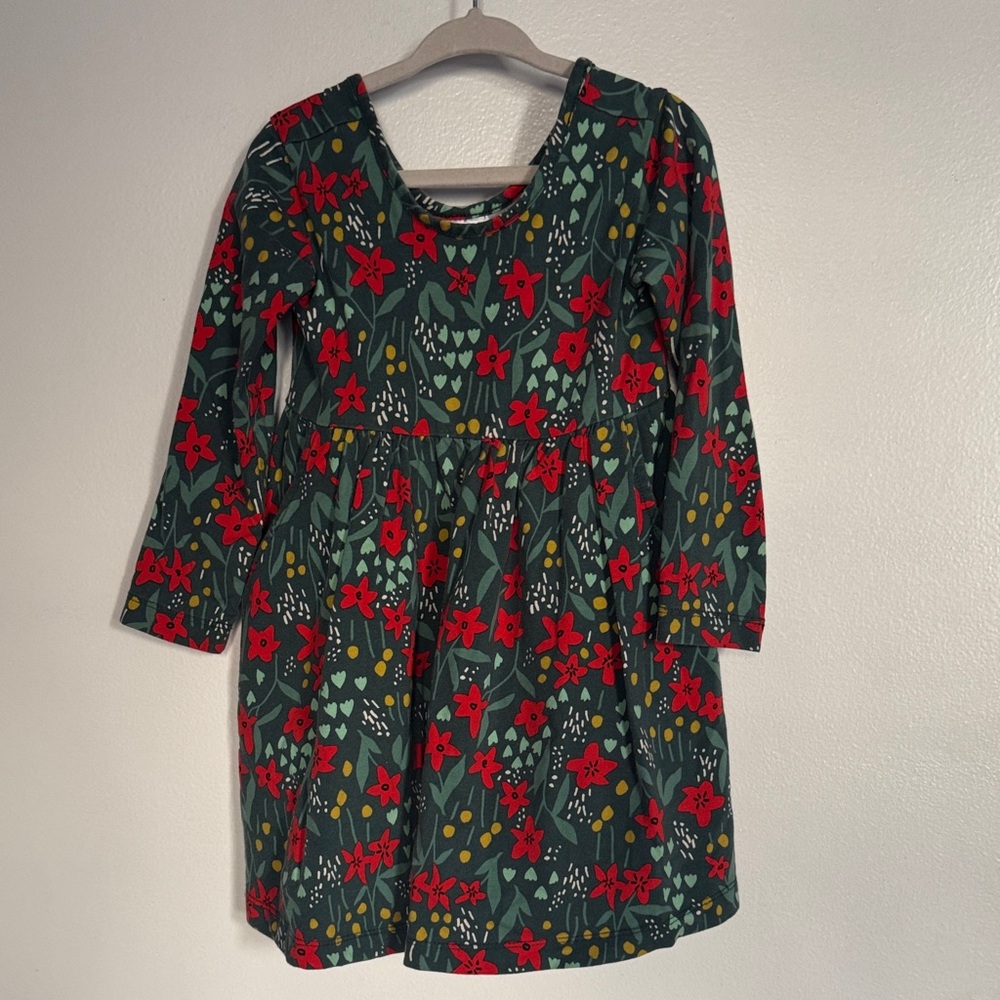 Hanna Andersson 3T Long Sleeve Holiday Dress